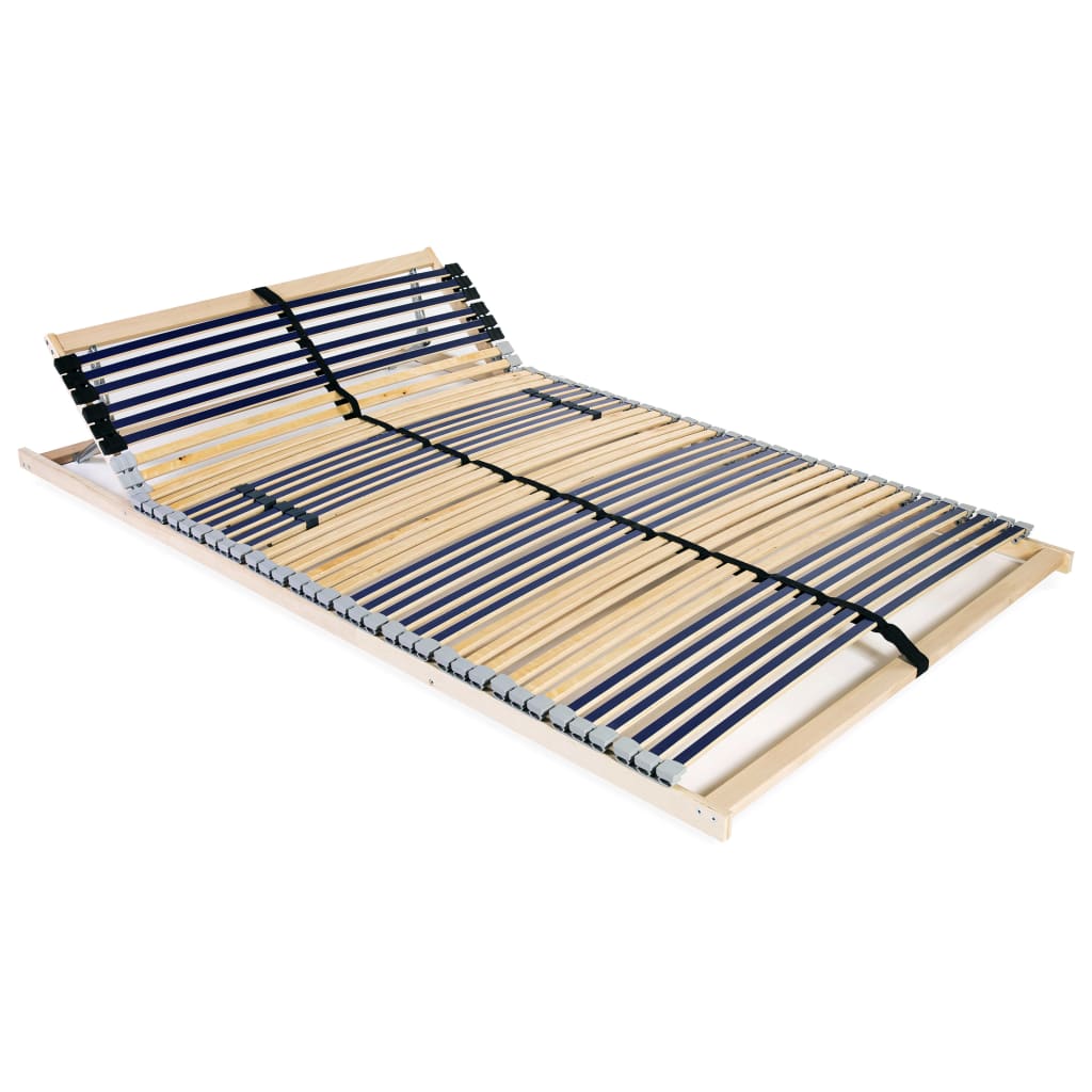 Vidaxl - Slatted Bed Base Without Mattress With 42 Slats 7 Zones 140x200 Cm