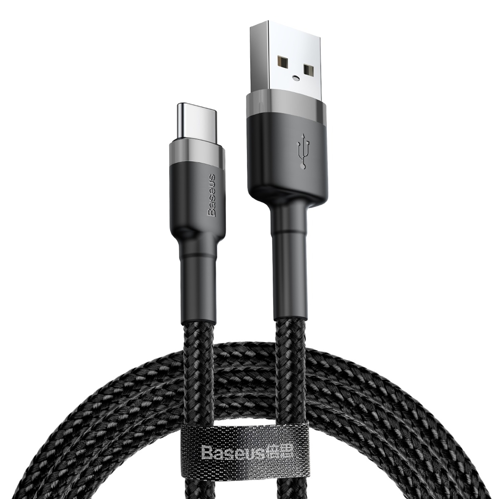 Baseus Grau Daten- Und Ladekabel Usb-A - Usb-C Cafule, 18W, 2M, Catklf-Cg1 - Bild 8