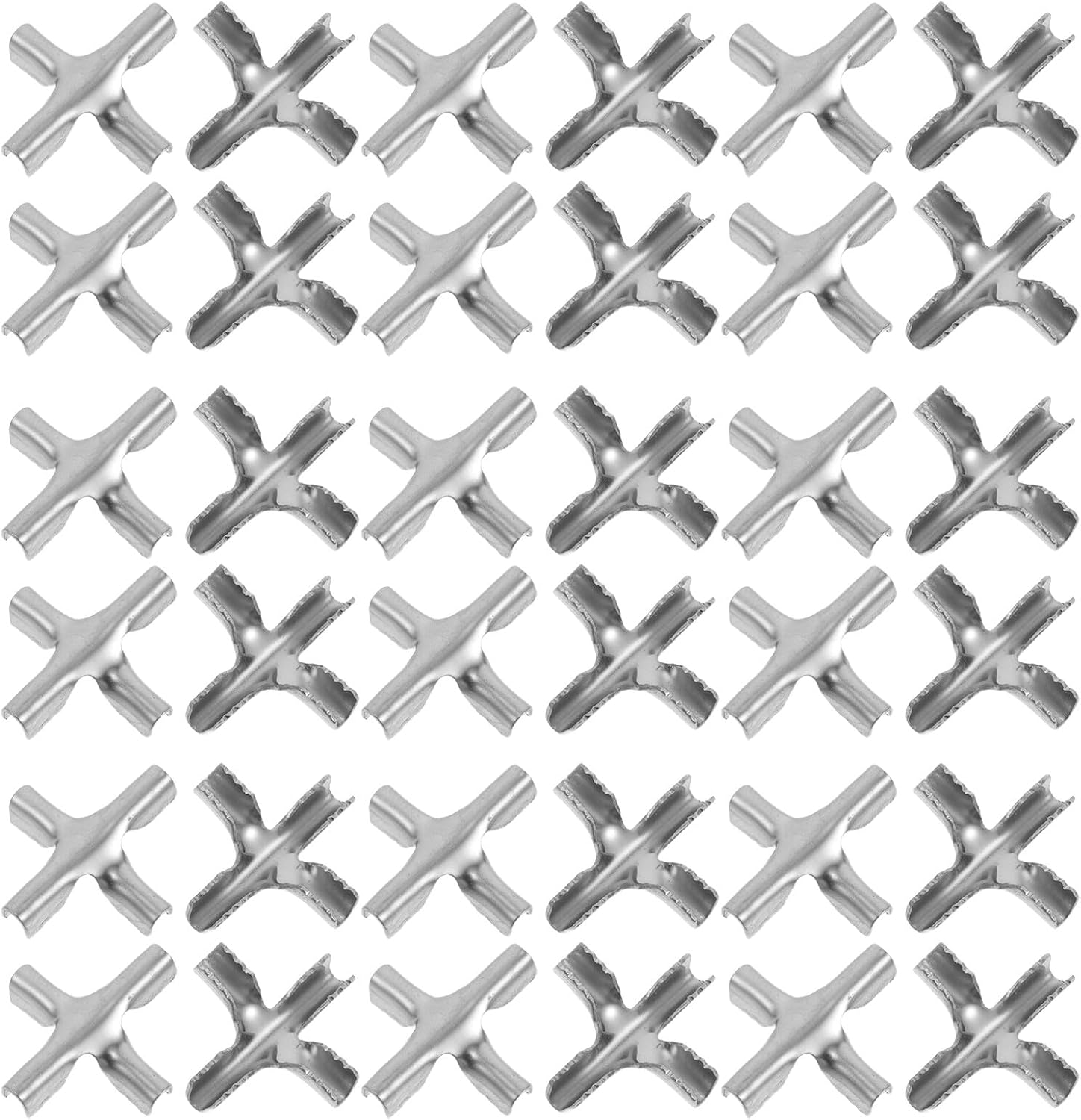 Boucles en croix pour câble acier inoxydable 2,0 mm, clips de sécurité, filet de sécurité invisible, lot