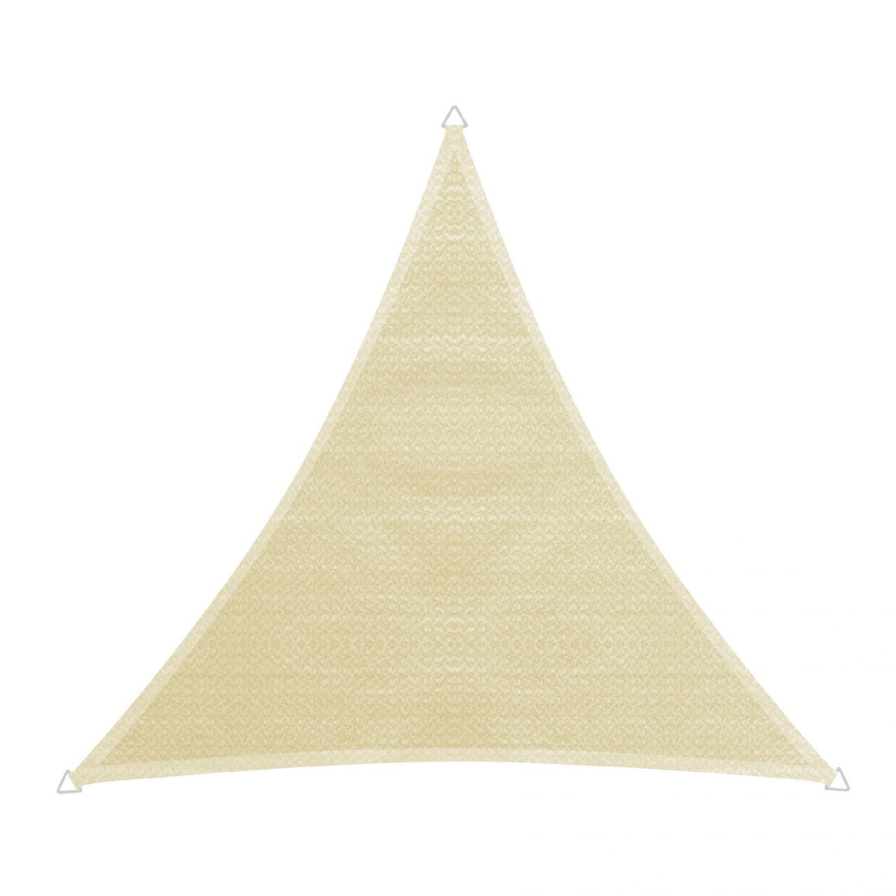 Windhager Sonnensegel Capri Dreieck 4 x 4 m (gleichschenkelig), Sonnenschutz für Garten & Terrasse, UV- und witterungsbeständig, Champagner - Image 3