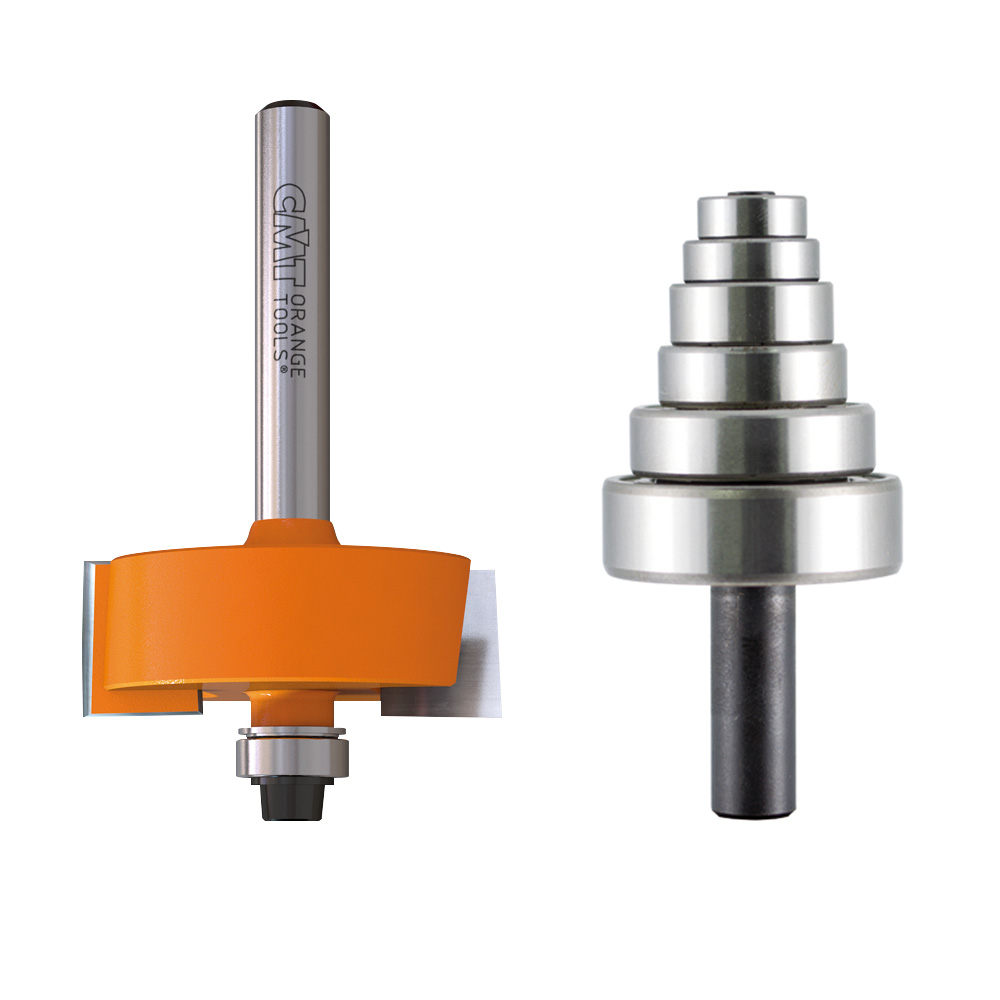 Cmt – Kit De Coupe À Étagères 0-12,7mm – Pour Bois Dur – Technologie Hw