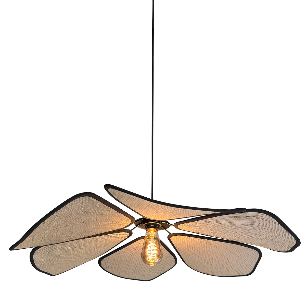 Anne Lighting - Suspension - Lumaflora - Naturel - Bambou - Ø