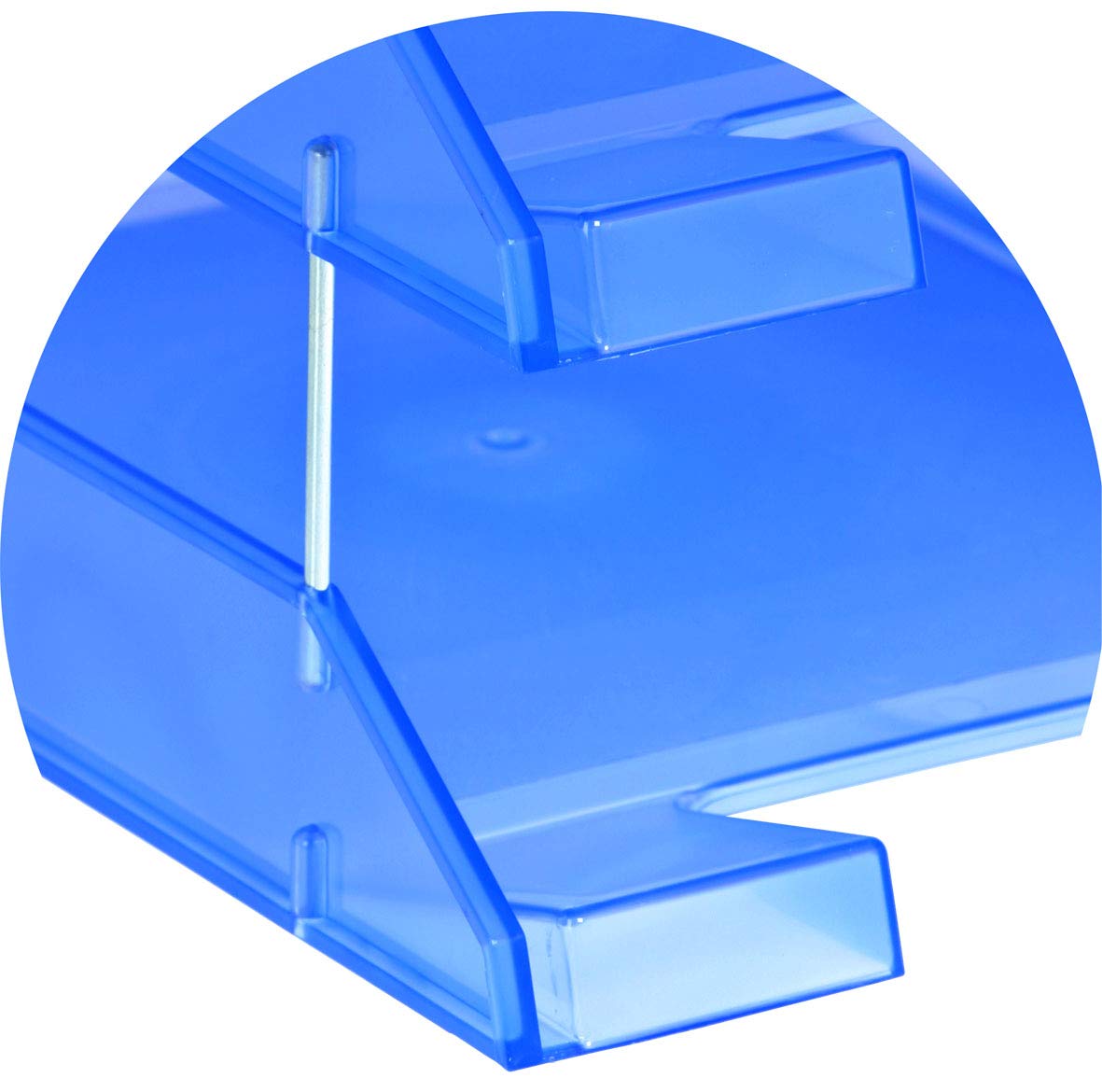 Liderpapel - Metall-Hebestange Für Tabletts De Tischplatte Ref. 715 Fm 50 Mm Packung De 4 Stk.