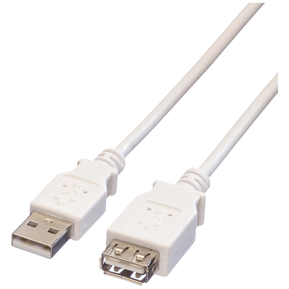 Itb Weiß Value Usb-Kabel Usb 2.0 Usb-A Stecker, Usb-A Buchse 3.00 M Geschirmt 11.99.8961