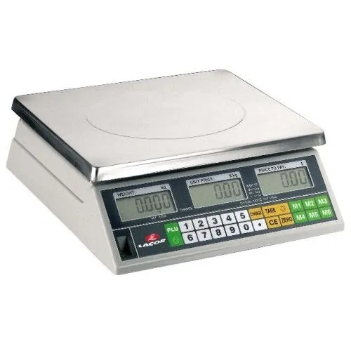 Lacor Silber Elektronische Waage Mit Quadratischem Sockel - Bild 4
