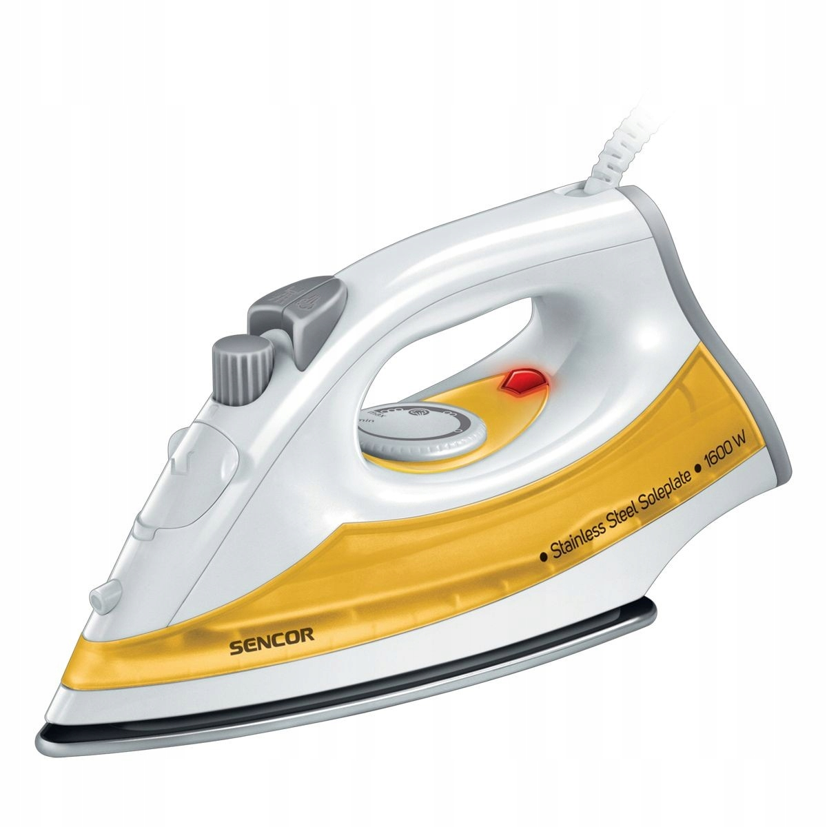 Sencor Weiß Bügeleisen Ssi 2028 Yl 1600W Edelstahlsohle