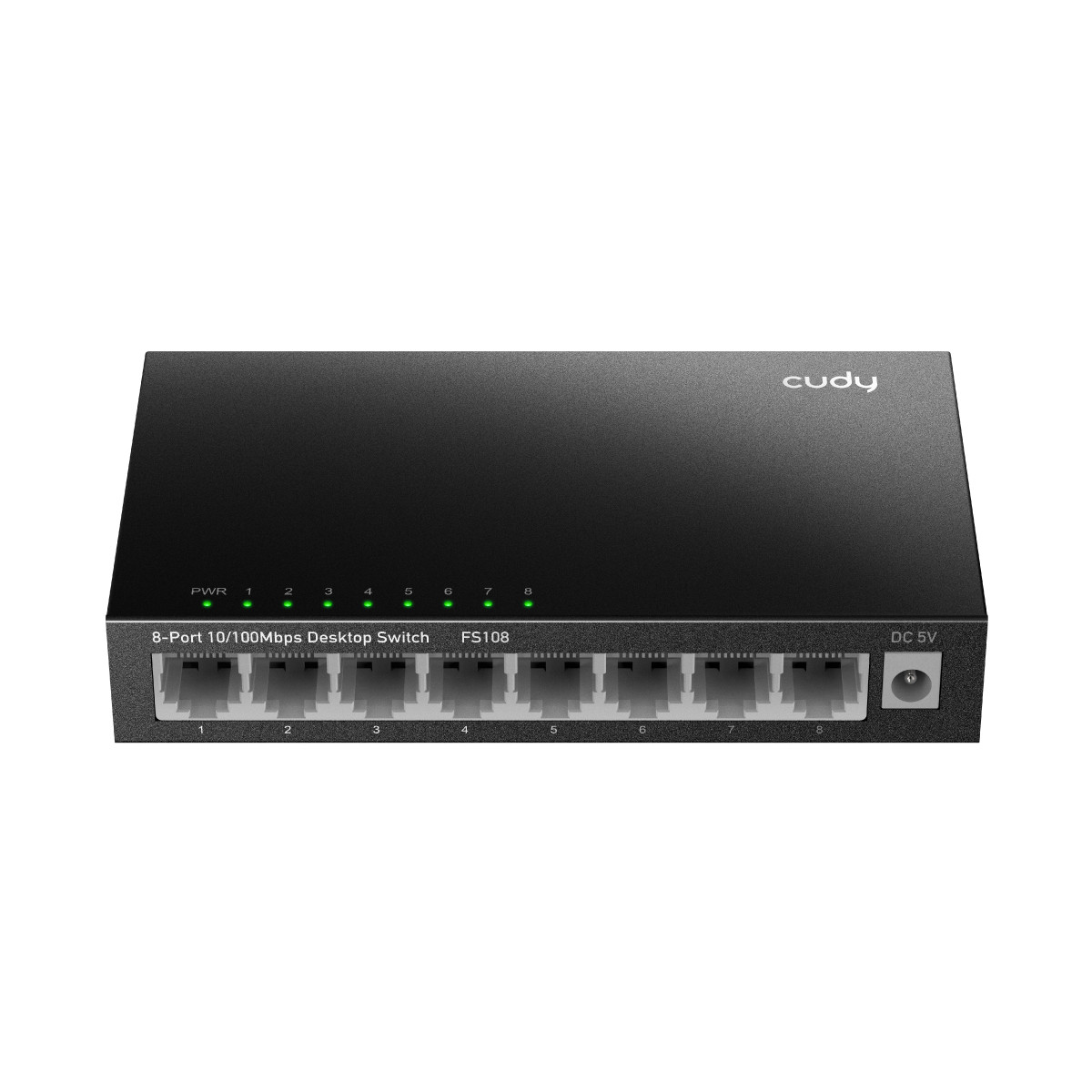 Cudy Switch Fs108 8 Ports Fast Ethernet Unmanaged Metallgehäuse - Bild 4