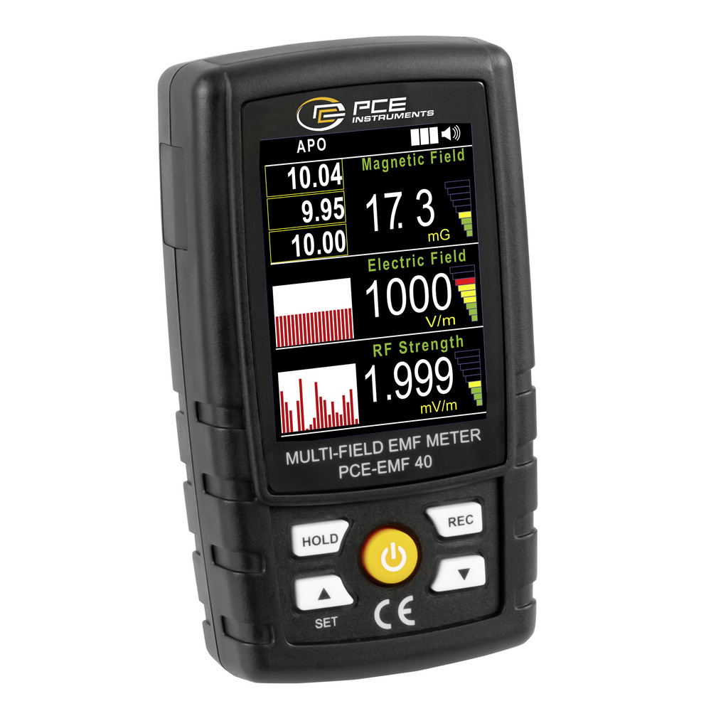 PCE Magnetfeldtester Strahlungsmesser PCE-EMF40 Gaußmeter Arbeitsschutzmessgerät - Image 3