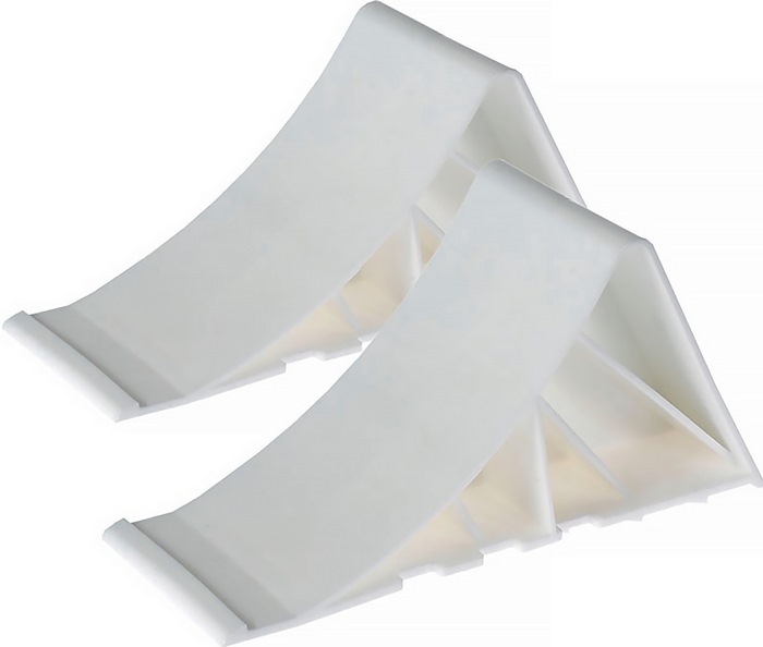 Hp Autozubehör Weiß 11.034 Unterlegkeil Kunststoff 225 Mm X 100 Mm X 90 Mm