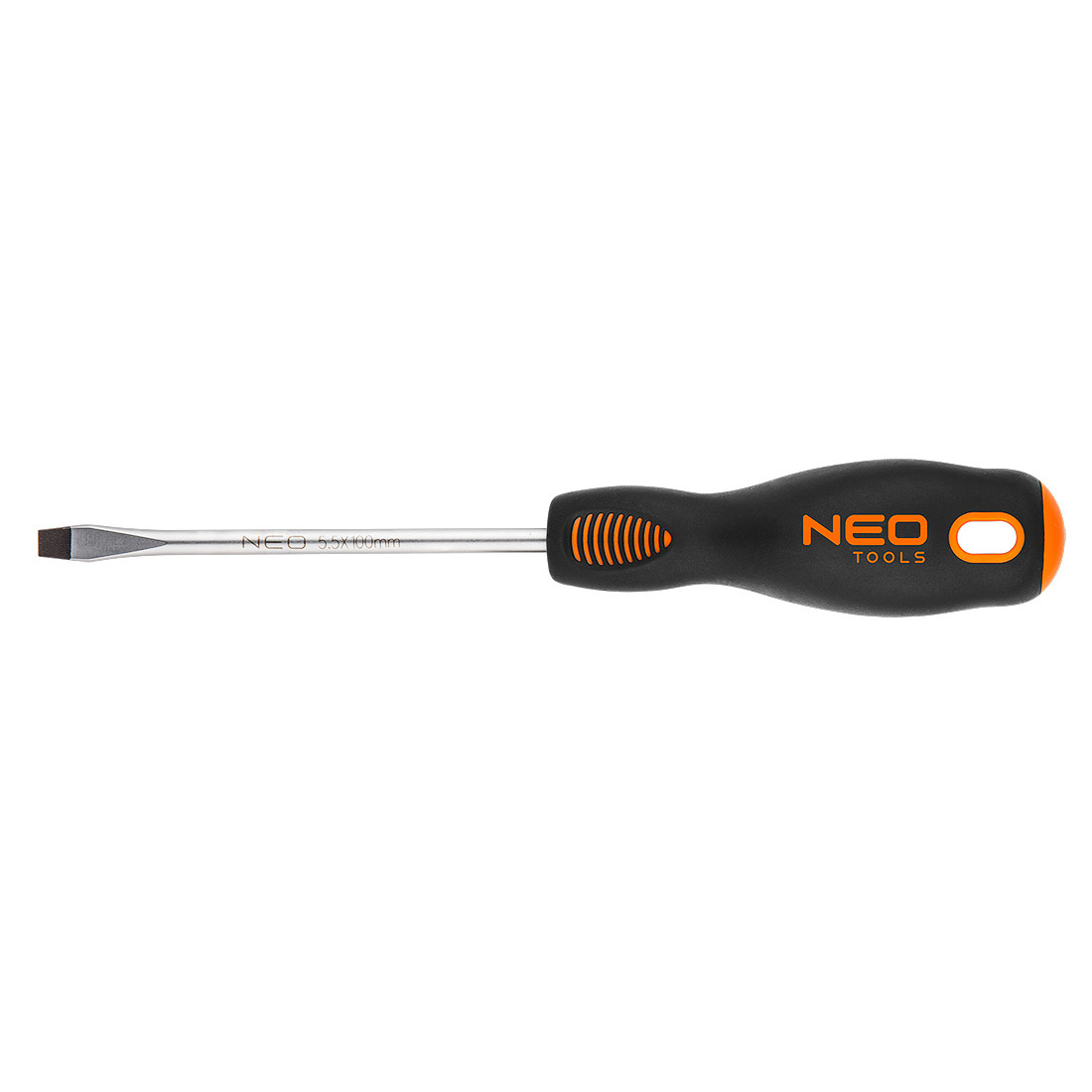 Neo Schwarz Flachschraubendreher 5,5 X 100 Mm, S2