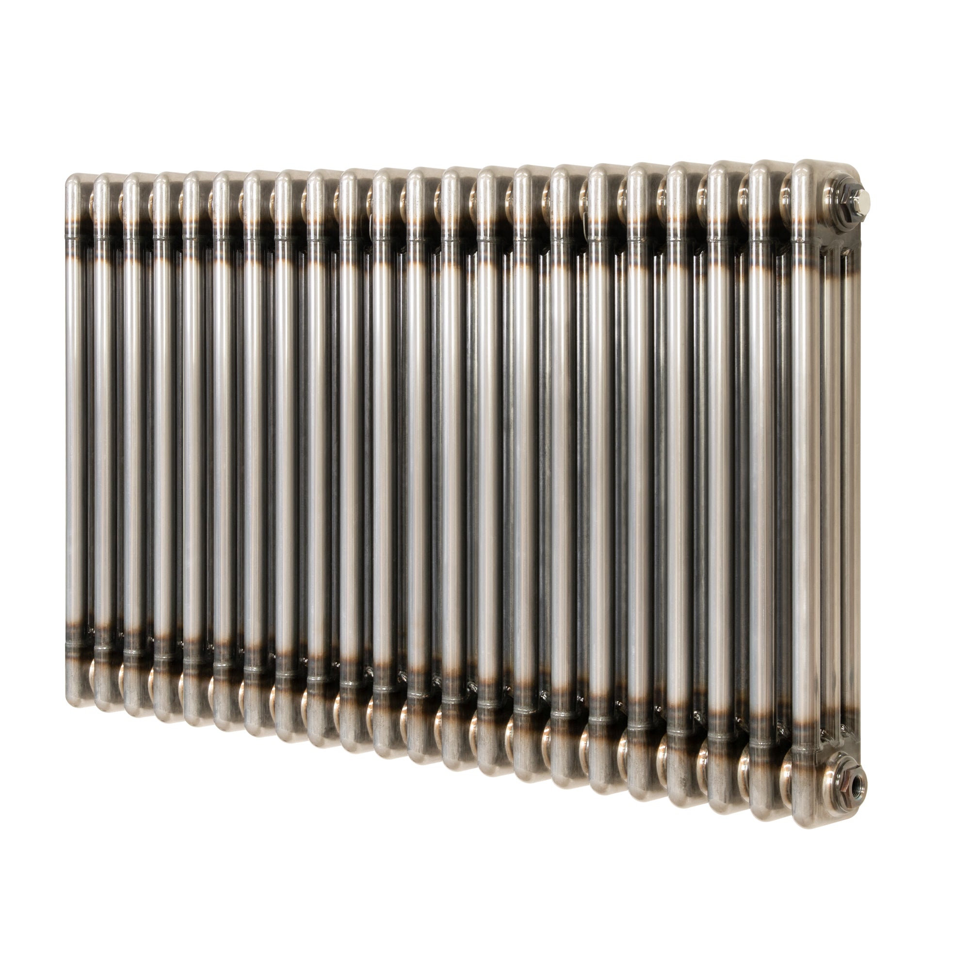 Monster Shop Traditional 3 Column Radiator - 600 X 1010mm - Raw Metal