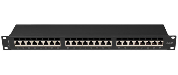 Lanberg Schwarz Patchpanel Ppsa-1024-B Cat6a F/Utp Schaltdose 1U - Bild 8