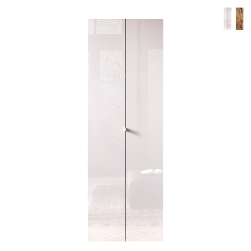 Otto Home Weiß Hochglanz Lack Aktenschrank "Basic Büroschrank Mit 2 Türen (Innen 3 Einlegeböden)" Hoher Mehrzweckschrank In Verschiedenen Farben B 63 X H 184 Cm von Baur - Image 2