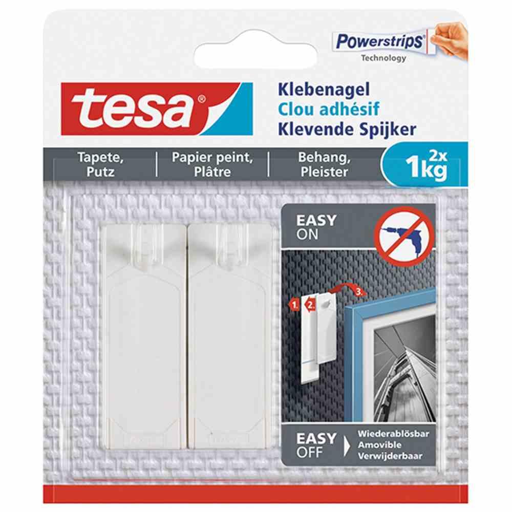 Tesa Se Tesa® Klebenagel Tapete & Putz | Verschiedene Stärken | Packung Mit 2 Stück - Image 4