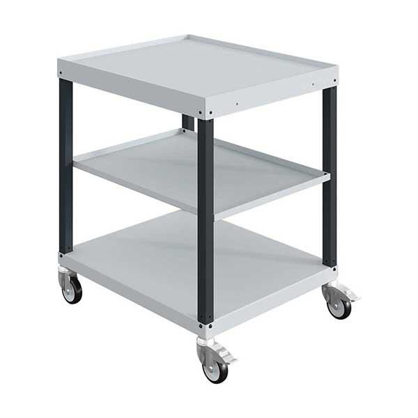 Carrello Officina Grigio Chiaro - 3 Piani 700x1215 Mm - Carico 150 Kg  MATIS�RE
