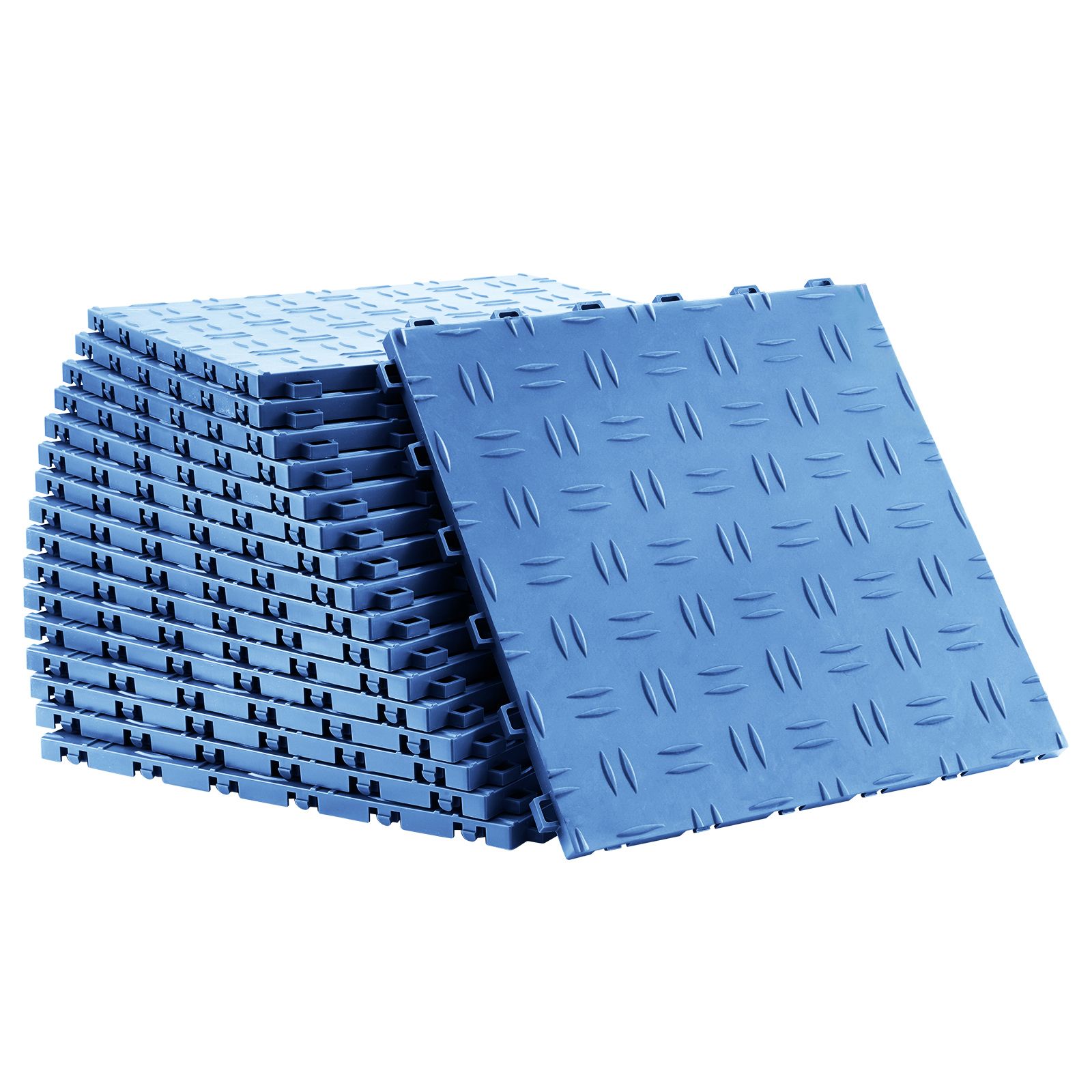 Dalle de garage emboîtable antidérapante double face, 13,4 mm, lot de 50