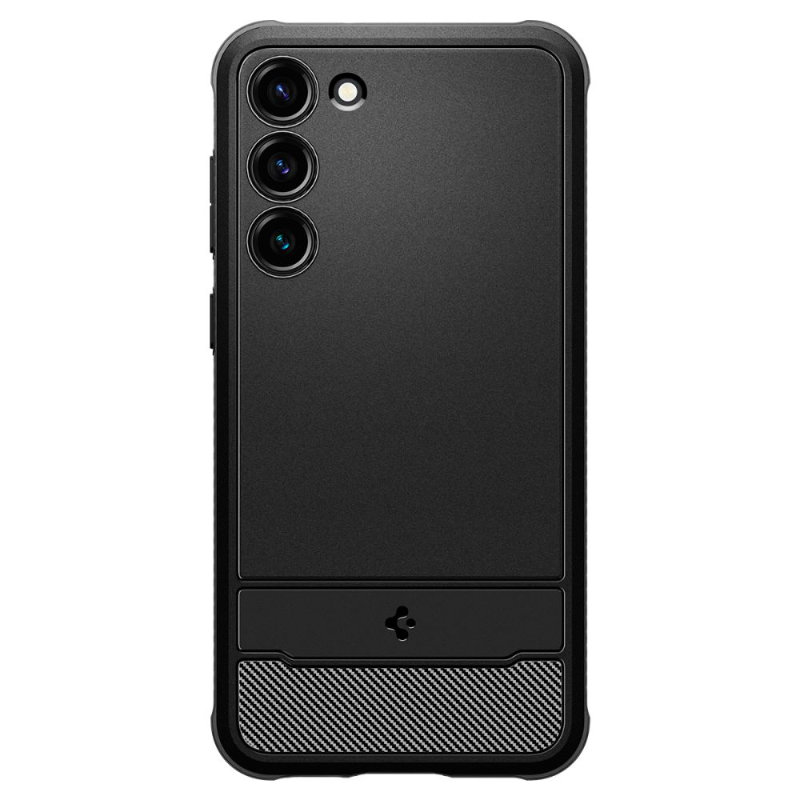 Spigen Schwarz Rugged Armor Galaxy S23, Matt