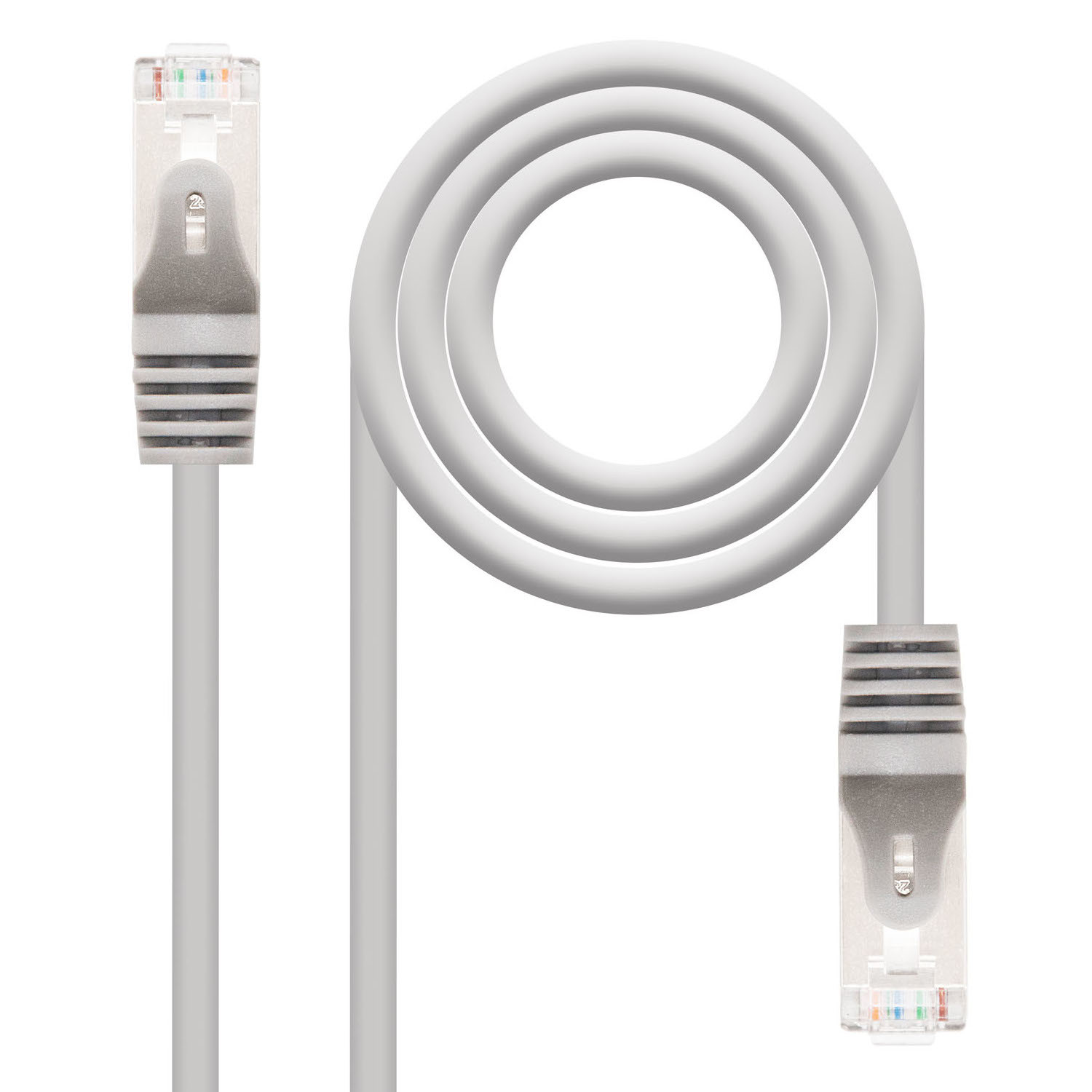 Nanocable Grau 10.20.0803 - Ethernet Netzwerkkabel Rj45 Cat.6 Ftp Awg24, 100% Kupfer, 3.0 Mts - Bild 5