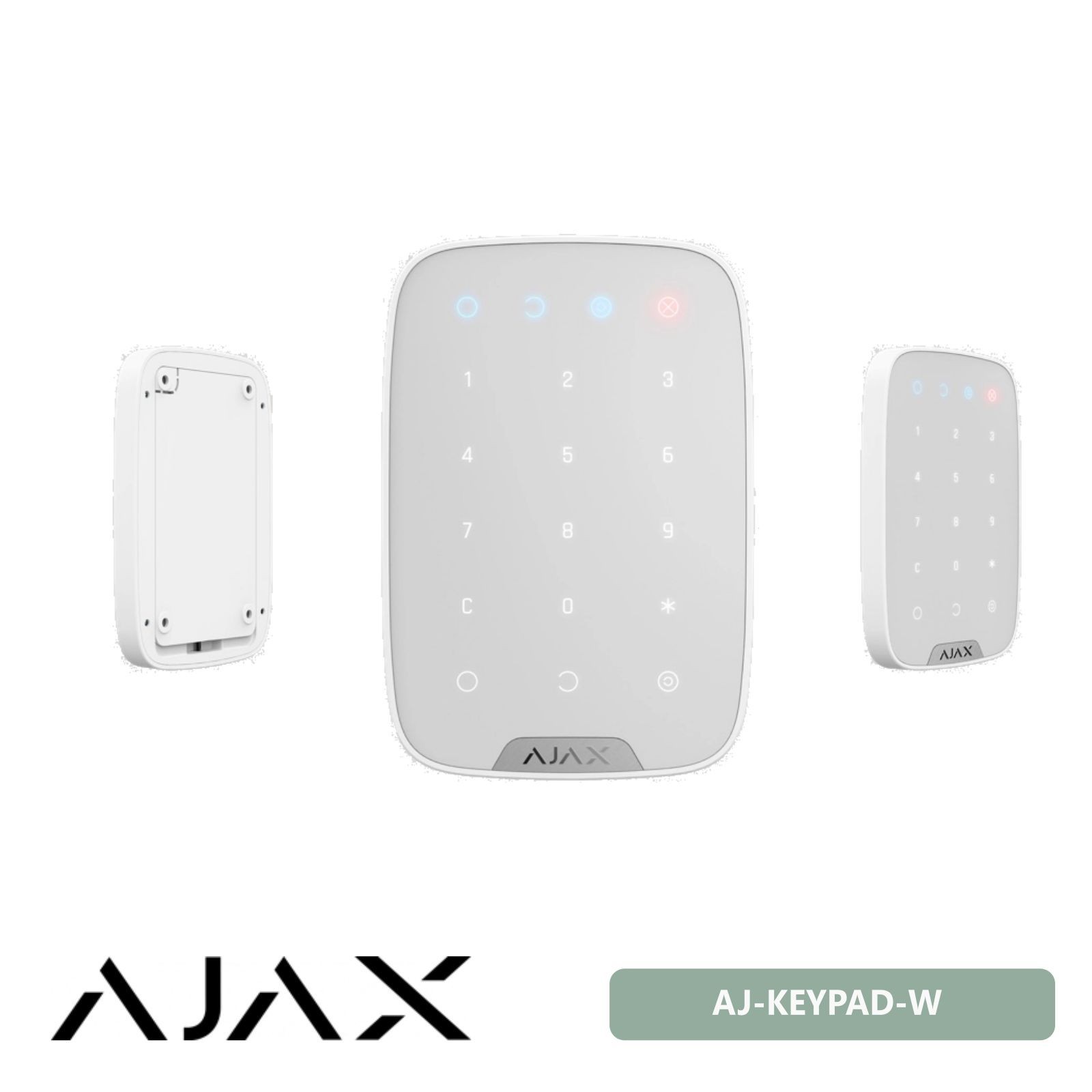 Ajax - Keypad Tastiera Touch Wifi Senza Fili Bianco Ajkp