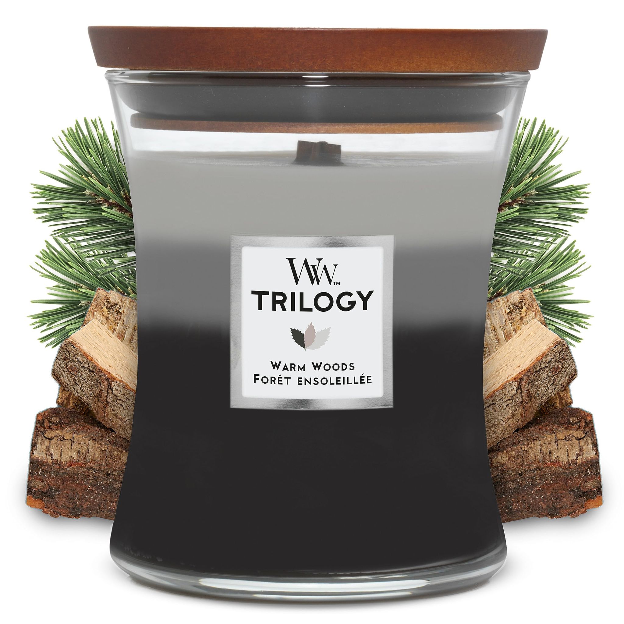 Bougies Moyenne - Verre - WoodWick - 92911E