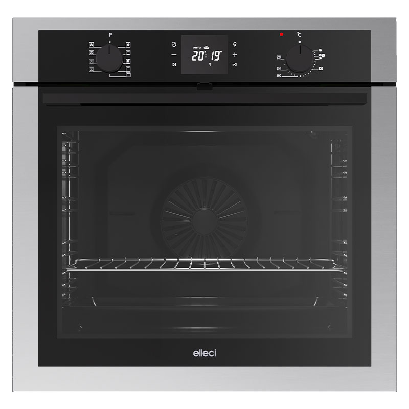 Elleci - Plano Plus Inox. Dimensione Del Forno: Largo, Tipo Di Forno: Forno Elettrico, Capacità Interna Forno Totale: 78 L. Posizionamento Dell'apparecchio: Da Incasso, Colore Del Prodo... - Fipp602inns