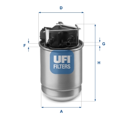 Oem Ufi 55.517.00 Ufi Kraftstofffilter