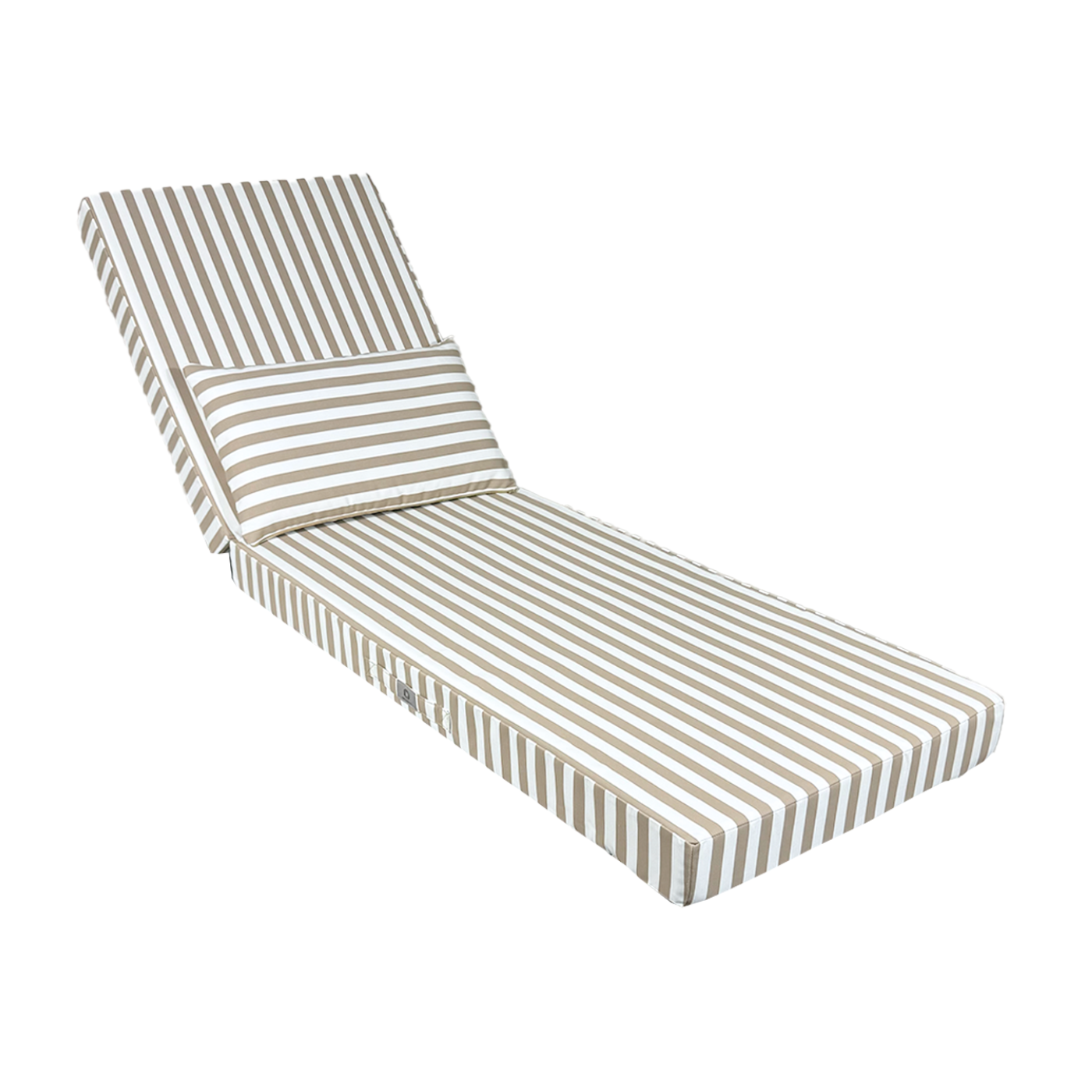Deco Arts - Coussin Bain De Soleil Premium Avec Coussin - Rayures Beiges