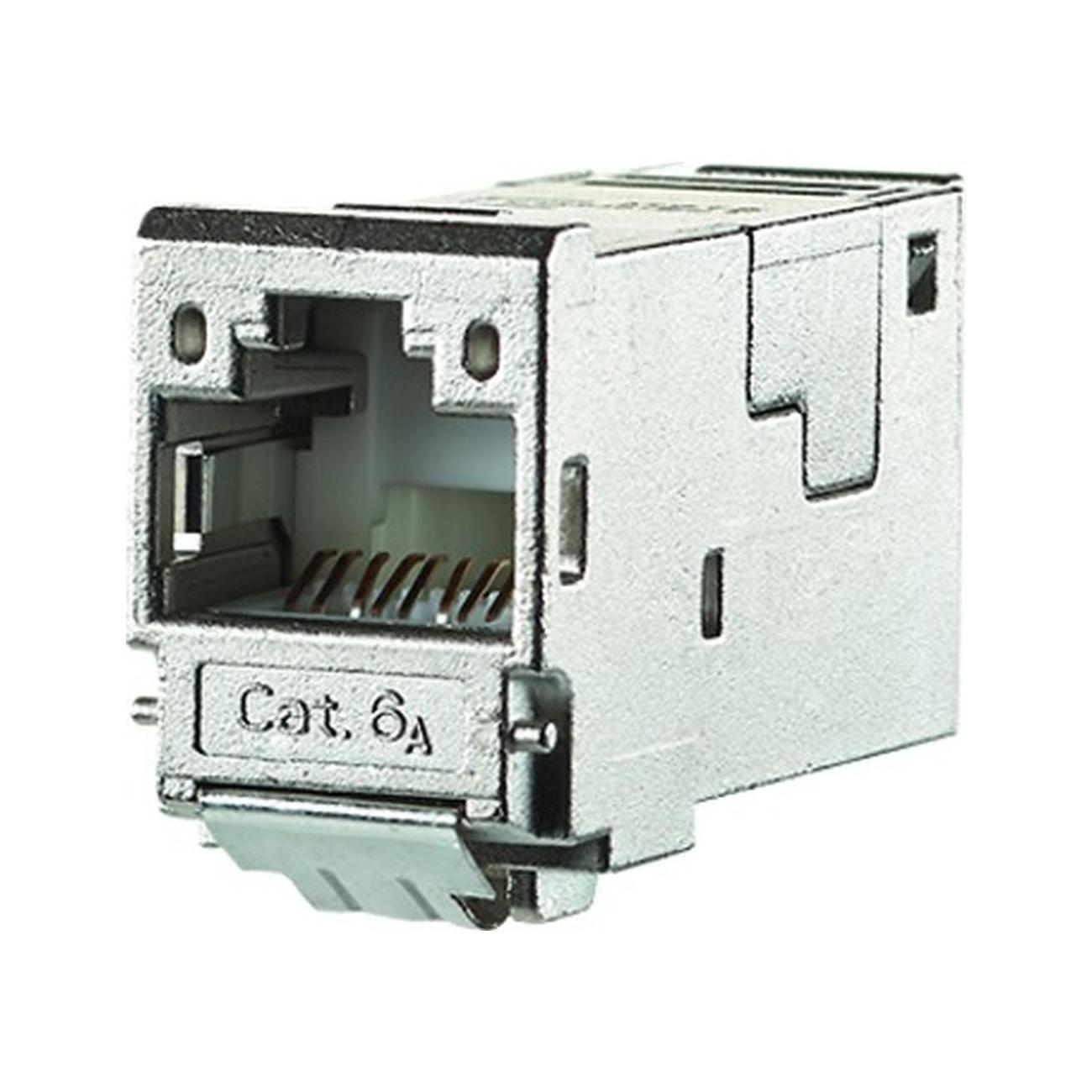 Metz Connect Versilbert E-Datmodul Kat6a 8/8 (130910-I)