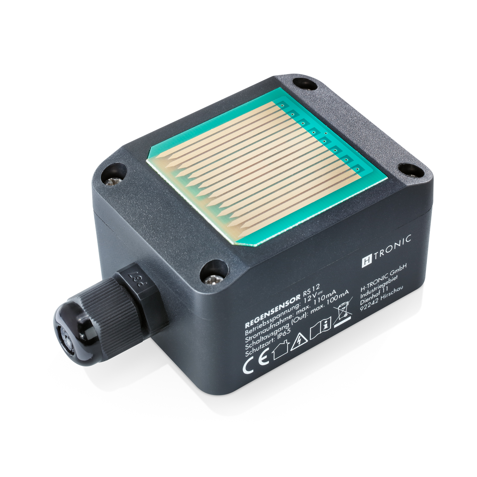 H-Tronic Schwarz Regensensor Rs 12,