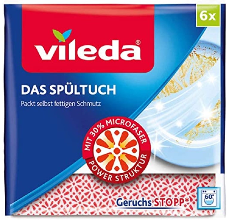 Vileda Spültuch 6-er Pack, 34 x 34 cm - Bild 4