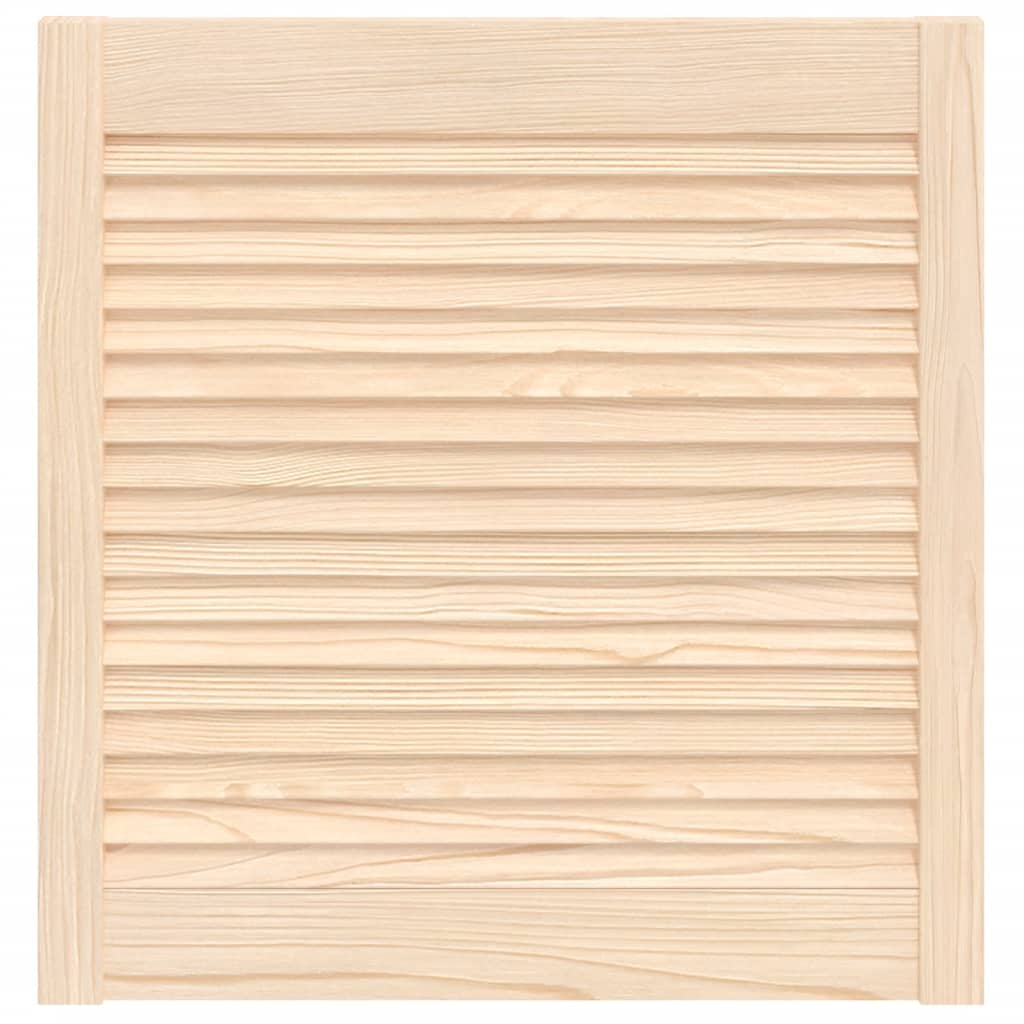Cabinet Door Louvred Design 61.5x59.4 Cm Solid Wood Pine Vidaxl