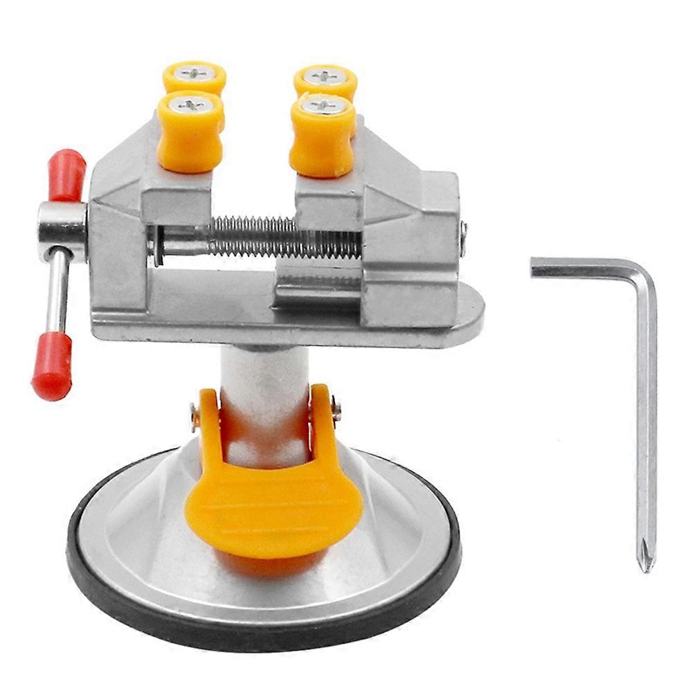 Mini étau d'établi multifonctionnel rotatif à 360°, mâchoires aluminium forgé, serrage 0-30 mm