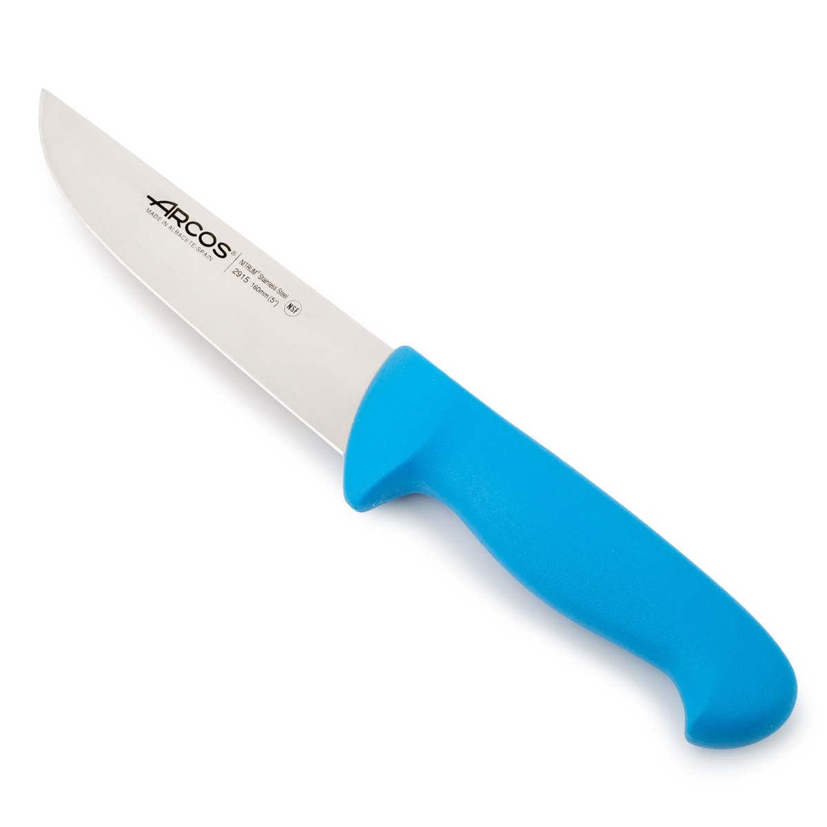 Arcos Blau Metzgermesser Farbe - Prof 291523 Edelstahl Nitrum Und Mango Ergonomische E Polypropylenklinge Und 16 Cm Klinge, Vitrine