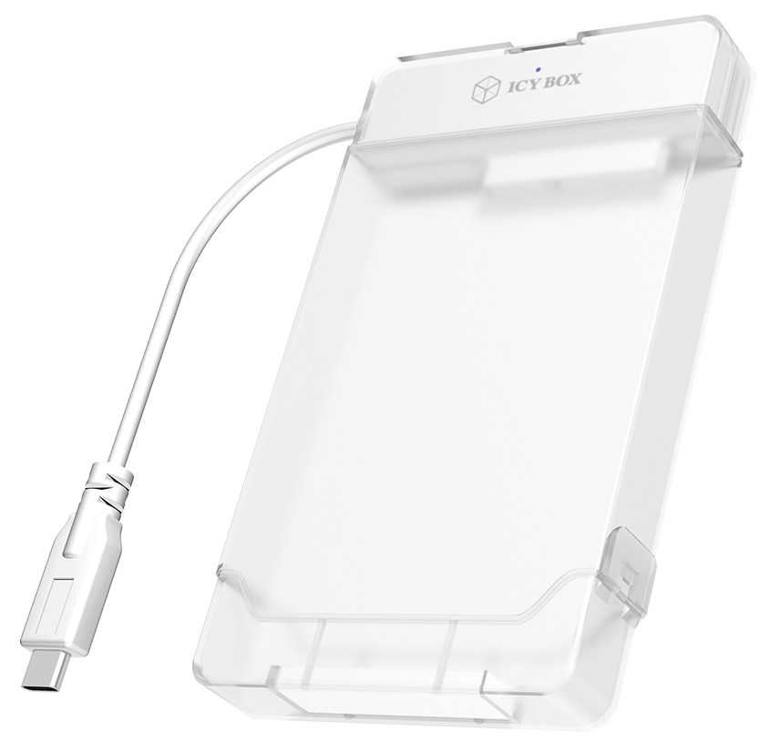 Raid Sonic Raidsonic Icy Box Usb3.0 Typ C Zu 2,5" Sata / Ssd Adapter Transparent Ib-Ac703-C - Bild 11