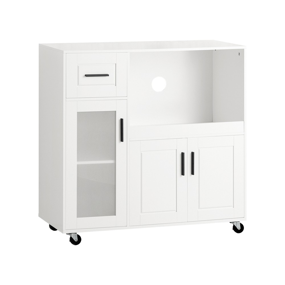Sobuy Weiss Kommode + Sideboard, Wilson (89 X 40 X 89 Cm) - Image 2