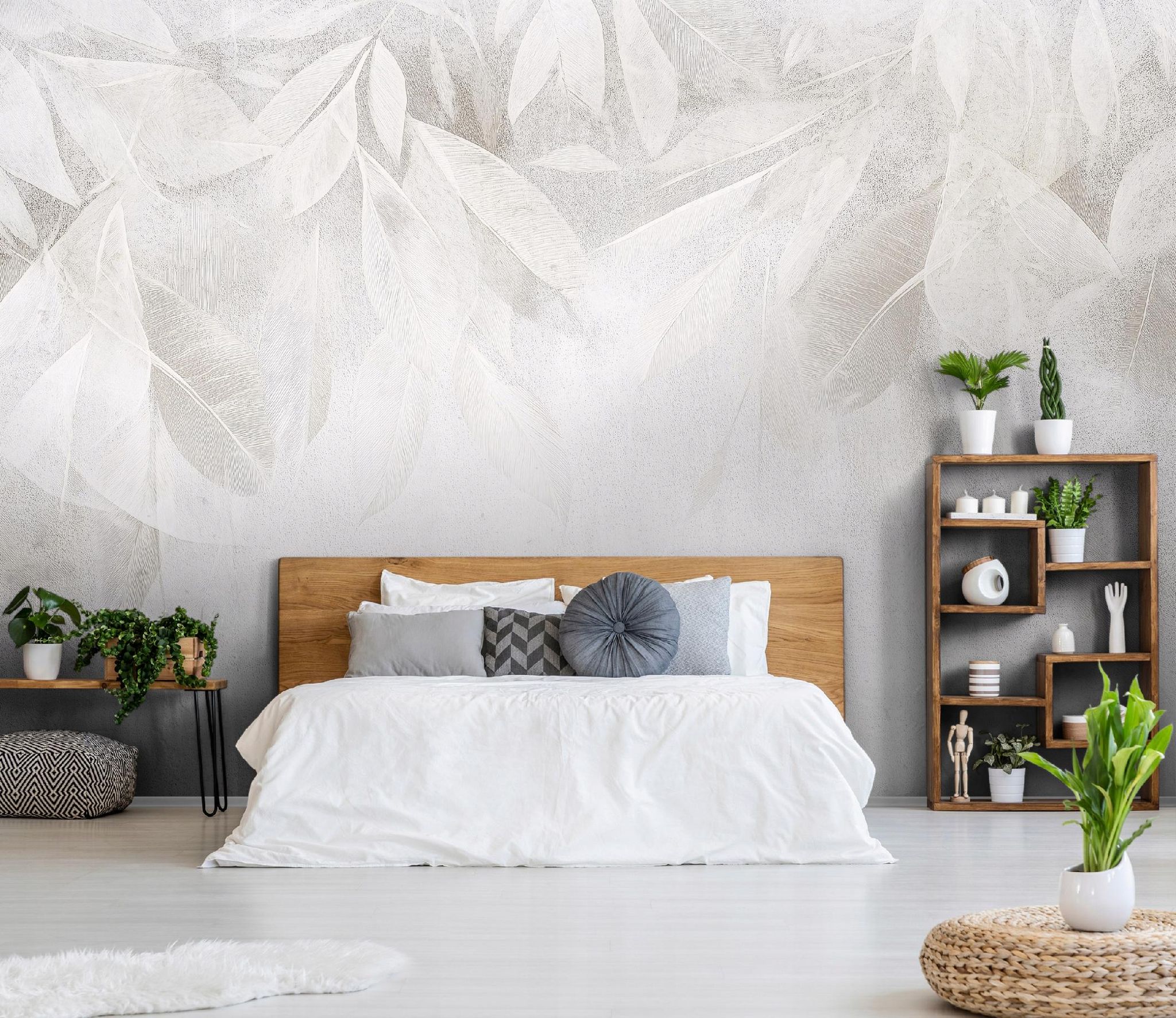 Wallarena Vlies Fototapete Blätter 200x140 Cm, Tapeten, Für Wohn Und Schlafzimmer, Vliestapete Wandtapete Tapete 3d Effekt- Inkl. Kleister - Natur Botanisch