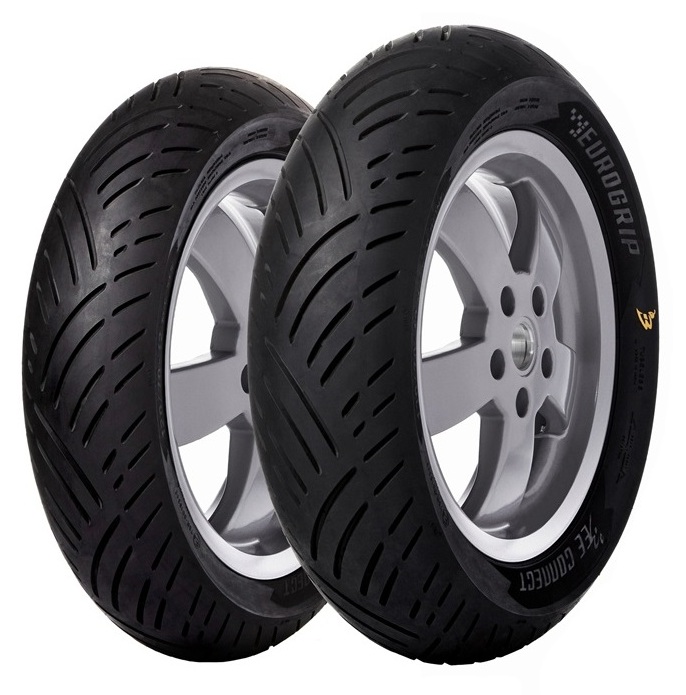 PAAR MOTORRADREIFEN EUROGRIP 130/70-12 62P + 100/90-10 56J BEE CONNECT - Bild 29