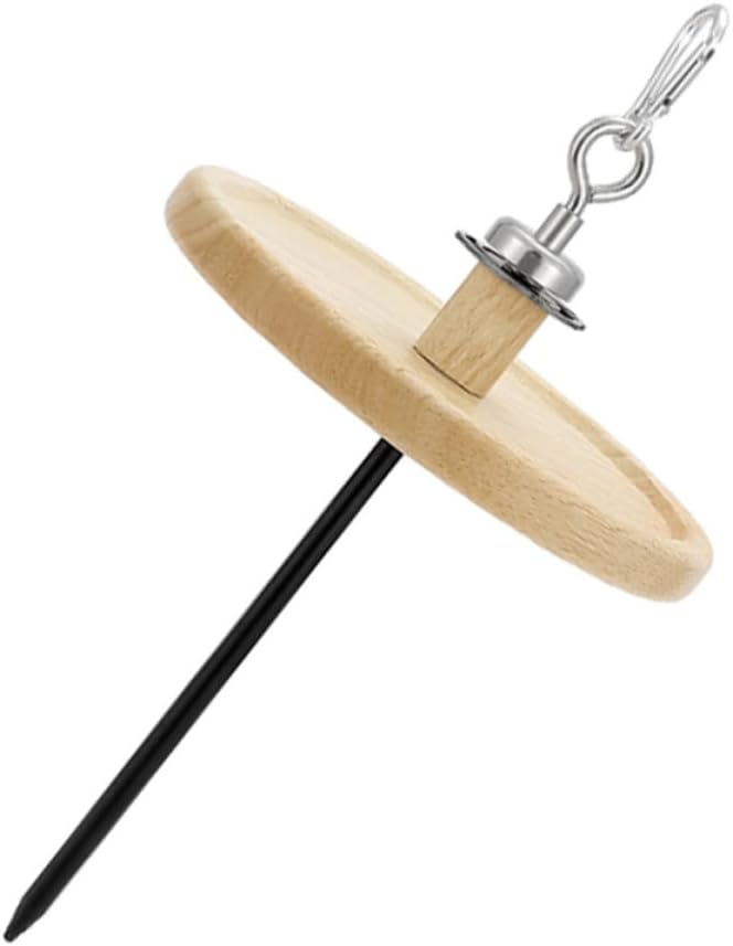 Support spiralé décoratif en bambou et fer, beige, pour moustiquaire d'extérieur
