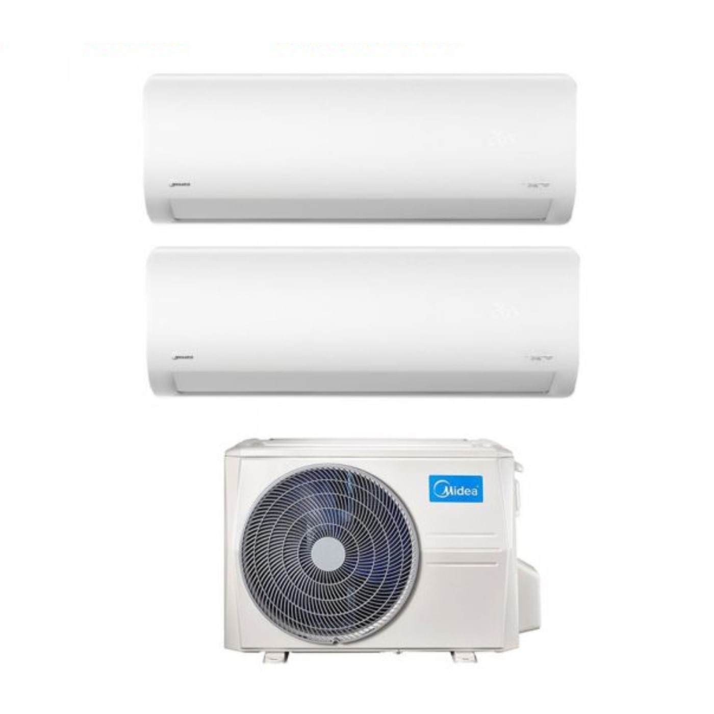 Condizionatore Midea Dual Split Inverter Serie Xtreme 9000+12000 Btu Con M2oh-14 R-32 Wi-fi Integrato