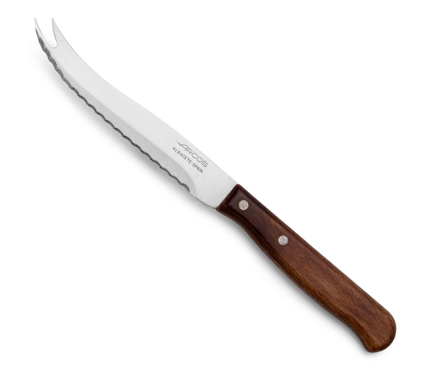 Arcos Braun Käsemesser Latina 102501 In Nitrum Edelstahl Und Mango In Pressholz Mit 10,5 Cm Klinge In Blisterverpackung.