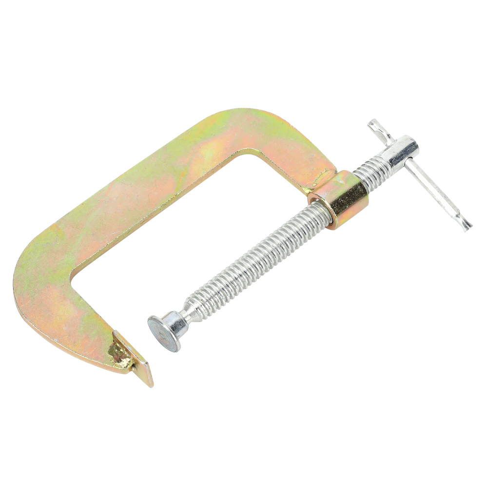 Serre-joint en C Wins, corps acier au carbone et fonte, 5 pouces