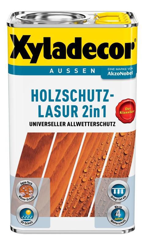 Xyladecor Holzschutzlasur Farblos 750 ml Außen Imprägnierung Holzschutzmittel - Image 3