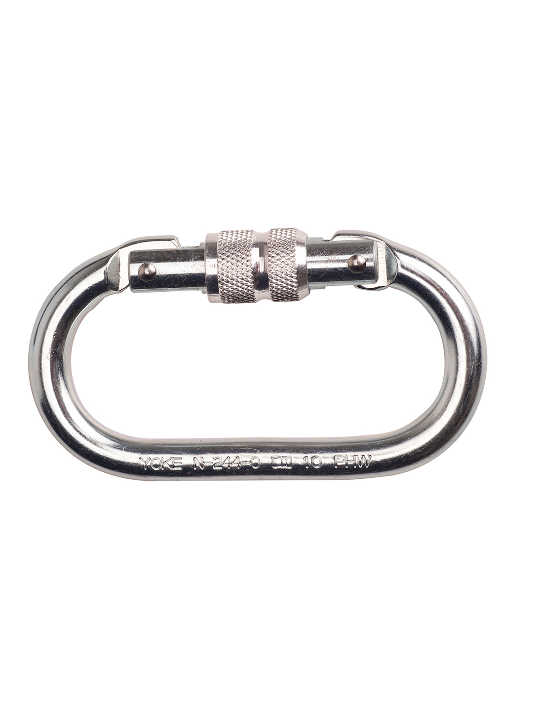 Stahl Karabiner Schraubverschluss 25kN EN 362 Absturzsicherung 106mm NEU - Image 3
