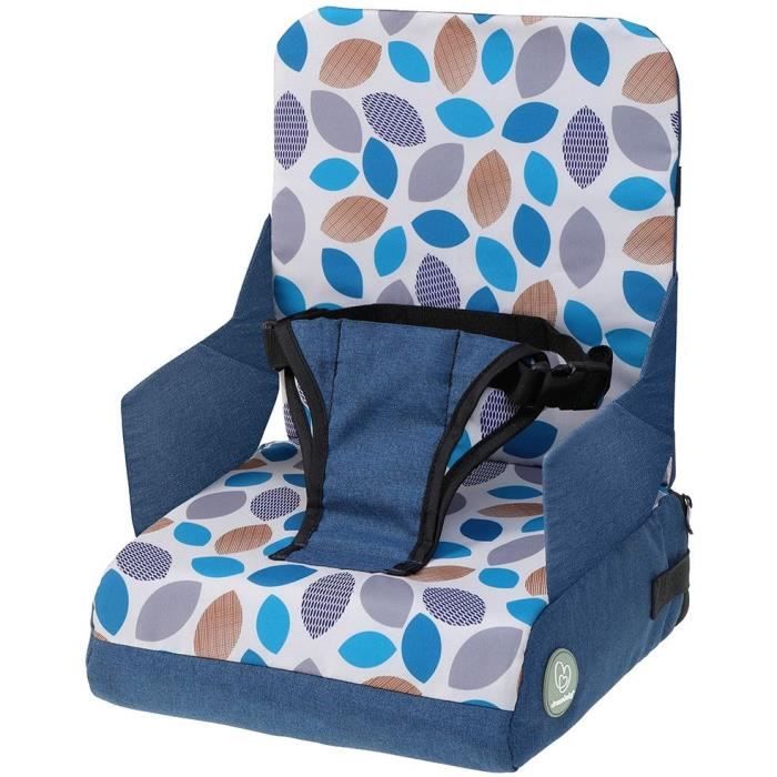 Oem Dreambaby Portable Feeding Booster Seat - Grab 'N Go - Leaves - Blue 9312742460457 - Image 2