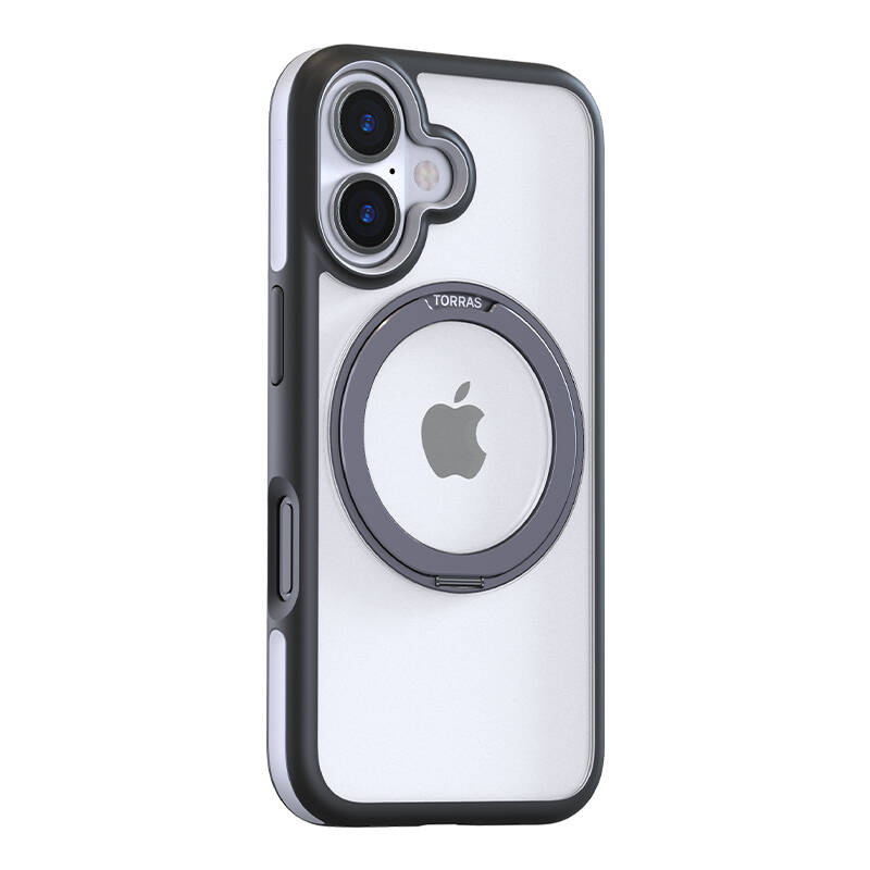 Torras Ostand R Fusion Hülle Für Iphone 16 (schwarz)