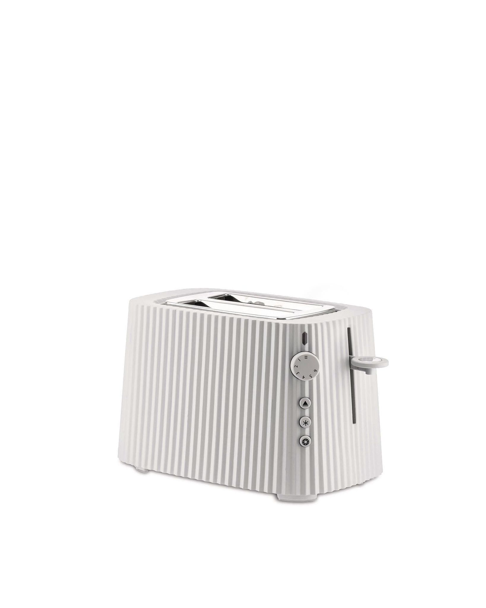 Alessi Weiß Plisse Toaster – Eleganter Toaster