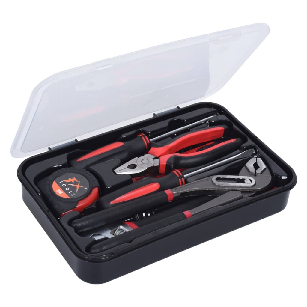 Fx-Tools Schwarz 9-Tlg. Werkzeugsatz In Box