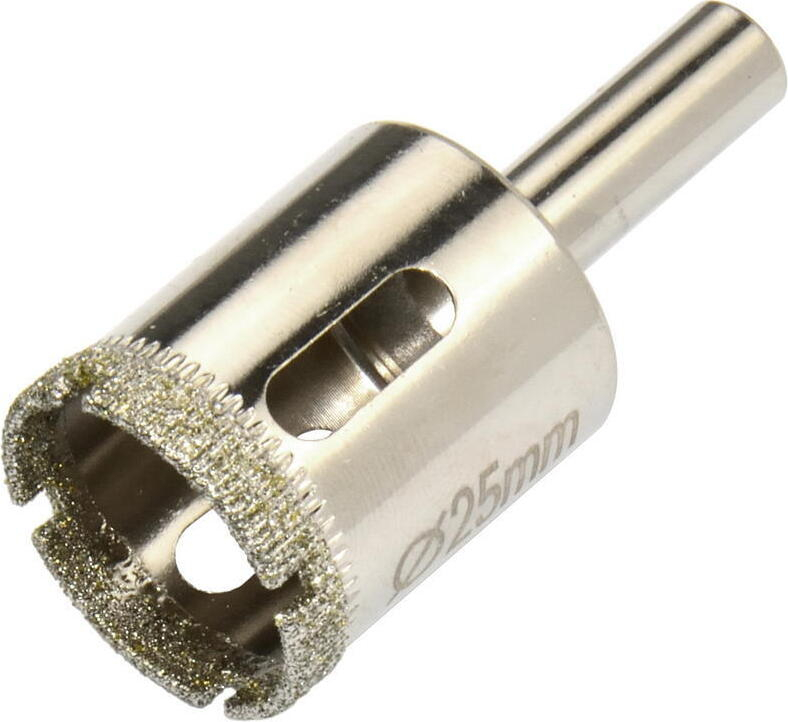 Import Fliesenlegerwerkzeug Geko Diamant-kernbohrer 25mm Nassbohren 2 Stück