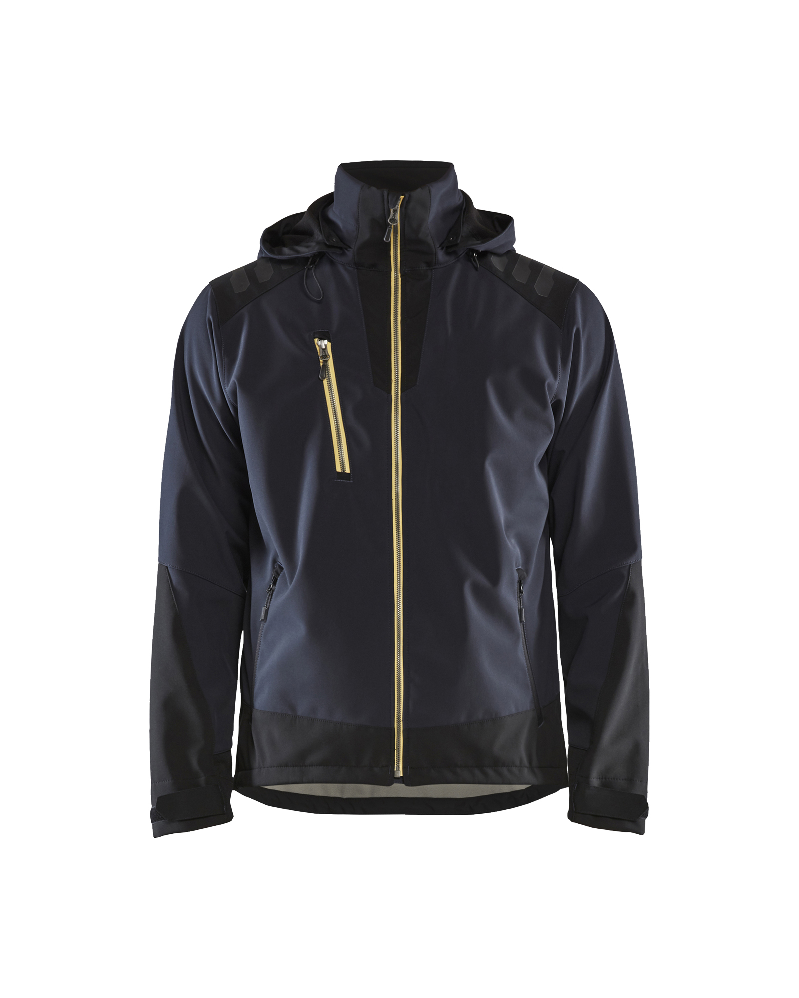 Blaklader Gelb Softshell-Jacke Wasserabweisend Gr. Xxxl - Dunkelblau/ - 474925138635-Xxxl - Bild 3