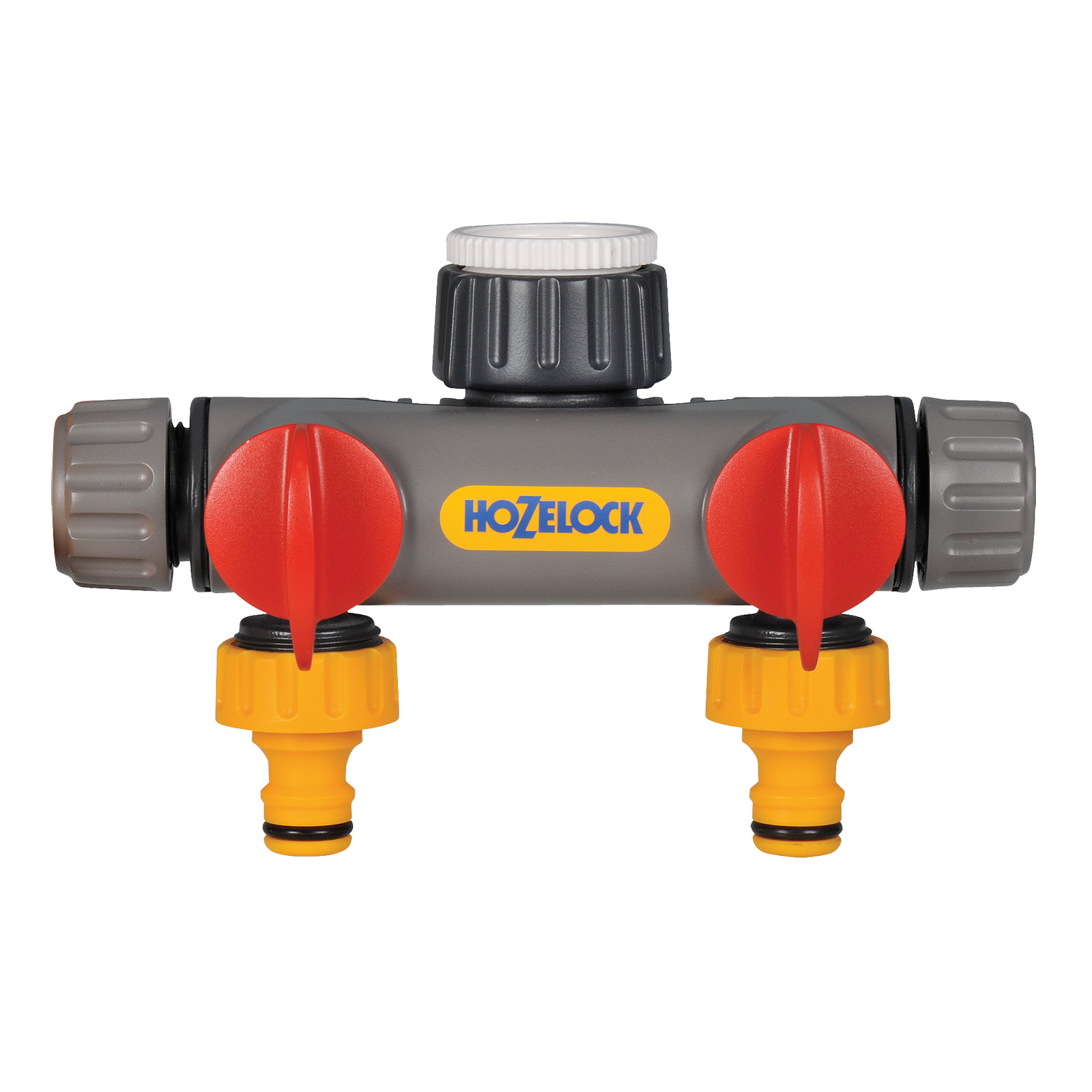 Hozelock 2-Wege-Hahnverbinder Aus Kunststoff, Gewindesteigung 21 Mm, 26,5 Mm, 33,3 Mm - Bild 2
